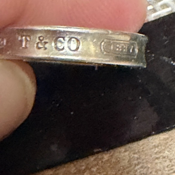 Tiffany & Co. Silver Women’s Ring Sz 5 - Picture 2 of 2